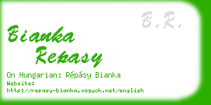 bianka repasy business card
